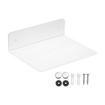 Acrylic Floating Shelf, Floating Wall Mounted Shelves For Bathroom Wall Decoration, Transparent