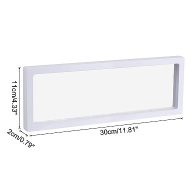 Floating Thin Film Display Box With Base 30cm X 11cm X 2cm Pack Of 2