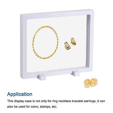 Floating Thin Film Display Box with Base 18cm x 18cm x 2cm Pack of 3