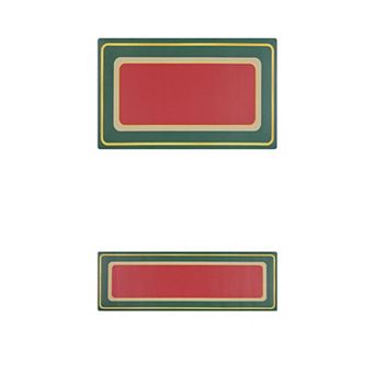 Kitchen Rugs And Kitchen Mats, Machine Washable Standing Mats 18" X 48"+ 18" X 32" 2 pc