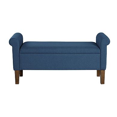 510 Design Aubrey Upholstered Storage Bench