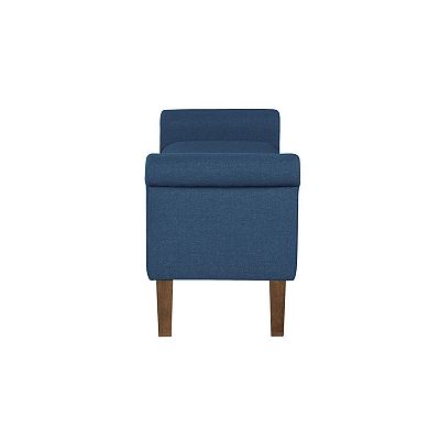 510 Design Aubrey Upholstered Storage Bench