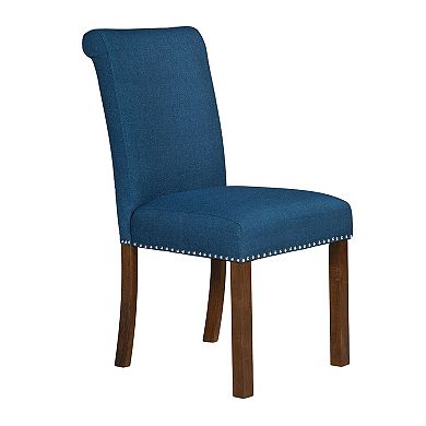 510 Design Aubrey Upholstered Dining Chair with Nailhead Trim Set of 2