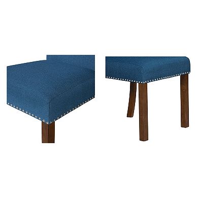 510 Design Aubrey Upholstered Dining Chair with Nailhead Trim Set of 2