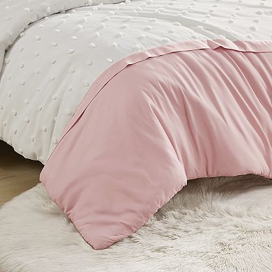 Intelligent Design Monica Colorblock Clip Jacquard Duvet Cover Set