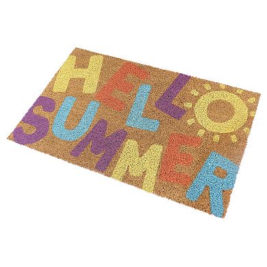 Celebrate Together Summer "Hello Summer" Coir Doormat
