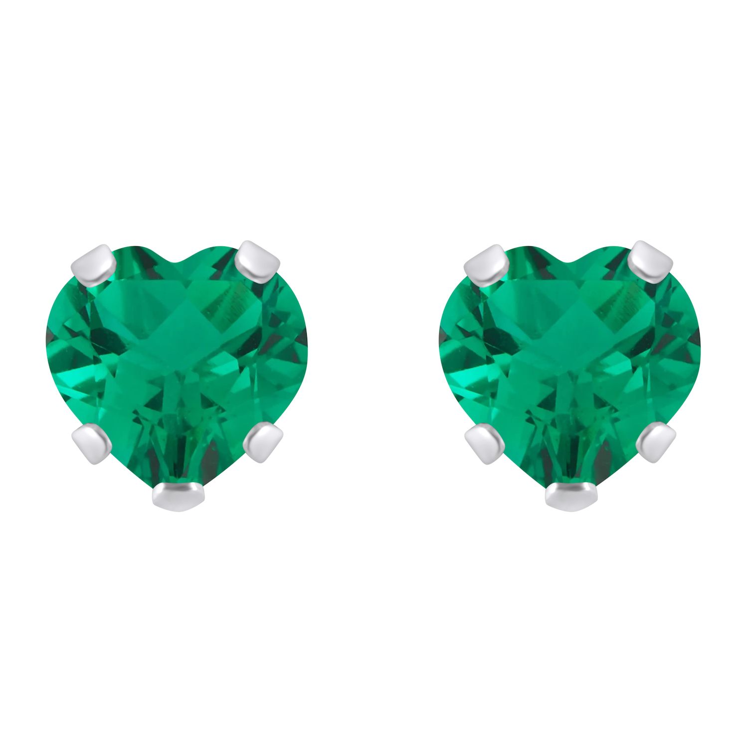 Kohls emerald earrings clearance