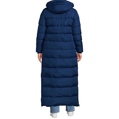 Plus Size Lands' End Hooded Maxi Down Puffer Coat
