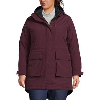 Plus Size Lands' End Women's 3-in-1 Squall Winter Parka Jacket