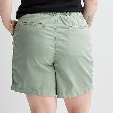 Plus Size Sonoma Goods For Life® Easy Paperbag Waist Bermuda Shorts