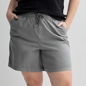 Plus Size Sonoma Goods For Life® Easy Paperbag Waist Bermuda Shorts