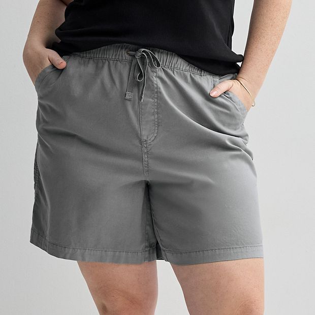 Plus Size Sonoma Goods For Life® Easy Paperbag Waist Bermuda Shorts