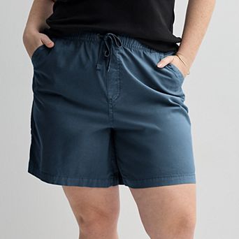 Plus Size Sonoma Goods For Life® Easy Paperbag Waist Bermuda Shorts