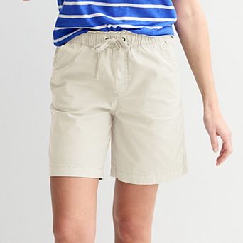 Petite Sonoma Goods For Life® Easy Paperbag Waist Bermuda Shorts