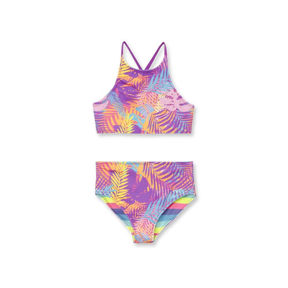 Girls 6-16 Above The Limits Crop Top Set Bikini main image 1