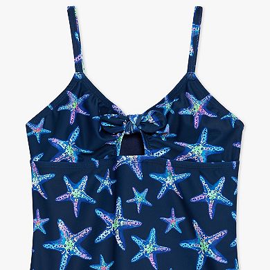 Girls 4-16 Lands' End Starfish Cutout One-Piece Swimsuit