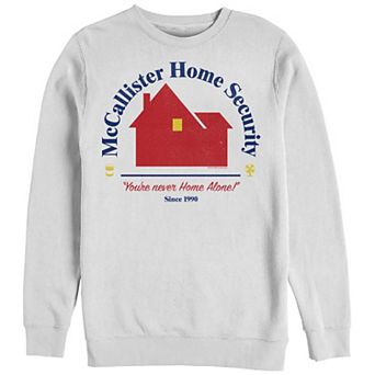 Big & Tall Home Alone McCallister Home Security Logo Graphic Fleece