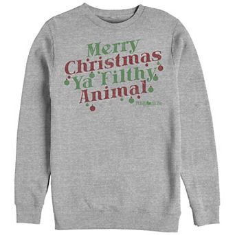 Big & Tall Home Alone Merry Christmas Ya Filthy Animal Graphic Fleece