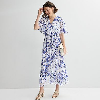 Women's Sandra Darren Ditsy Floral Midi Dress