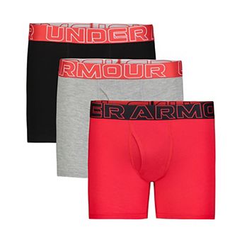 Boys 4-20 Under Armour UA 3-Pack Solid Performance Boxer Briefs