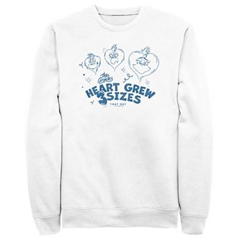 Big & Tall Dr. Seuss Grinch's Heart Grew 3 Sizes Graphic Fleece