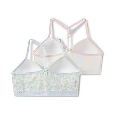 Girls Limited Too 2-pk Molded Racerback Bra