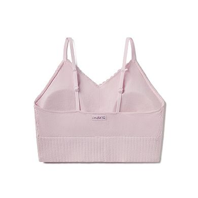 Girls Limited Too Longline Seamless & Lace Bra with Convertible Racerback