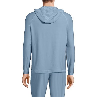 Men's Lands' End Weekend Weight Long Sleeve Hoodie