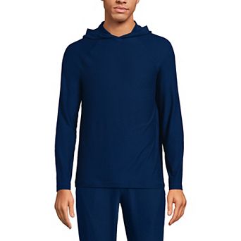 Men's Lands' End Weekend Weight Long Sleeve Hoodie
