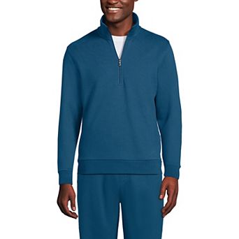 Men's Lands' End Long Sleeve Half Zip Mock Sweatshirt