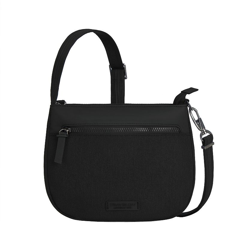 Travelon Metro Anti-Theft Saddle Crossbody Bag, Black