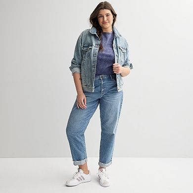 Juniors' Plus Size SO® Slim Fit Baby Tee