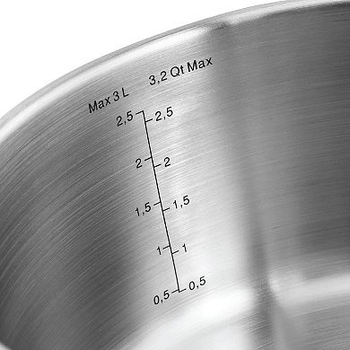 T-Fal Essentials 3.2-qt Stainless Steel Saucepan With Lid