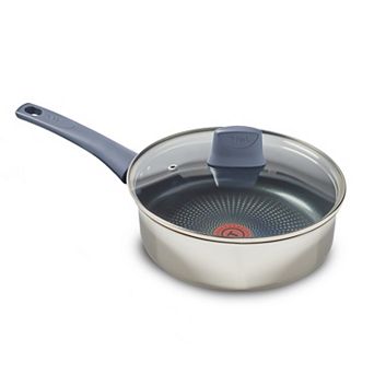 T-Fal Essentials Non-Stick Stainless Steel 3.5-qt Sauté Pan with Lid