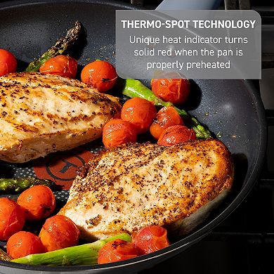 T-Fal Essentials Non-Stick Stainless Steel 3.5-qt Sauté Pan with Lid