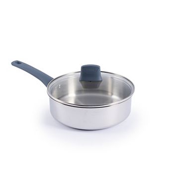 T-Fal Essentials Stainless Steel 3.5-qt Sauté Pan With Lid