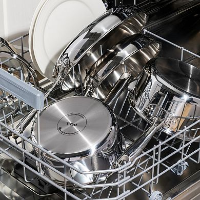T-Fal Pro Tri-Ply Stainless Steel 2-qt. Saucepan with Lid