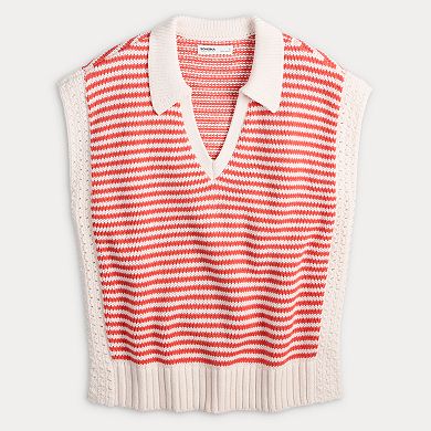Women's Sonoma Goods For Life® Collared Sweater Vest