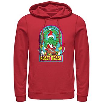 Big & Tall Dr. Seuss Grinch Roast Beast Graphic Hoodie