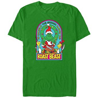 Big & Tall Dr. Seuss Grinch Roast Beast Graphic Tee