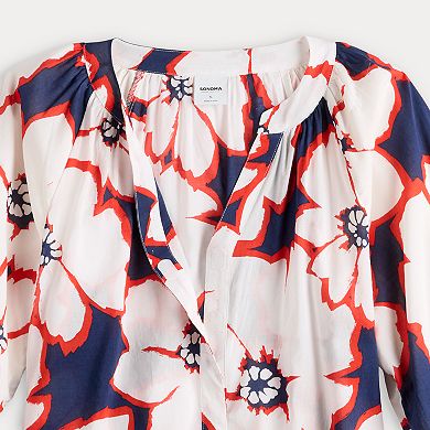 Women's Sonoma Goods For Life® Adaptive Shirred Balloon Sleeve Top