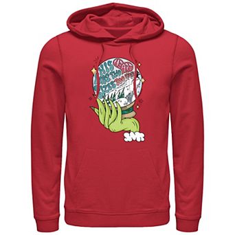 Big & Tall Dr. Seuss Grinch Snowball Graphic Hoodie