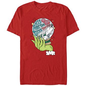 Big & Tall Dr. Seuss Grinch Snowball Graphic Tee