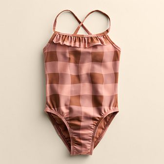 Girls 4-12 Little Co. by Lauren Conrad Ruffled One-Piece Swimsuit
