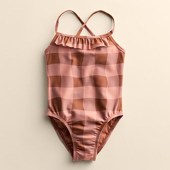 Girls 4-12 Little Co. by Lauren Conrad Ruffled One-Piece Swimsuit