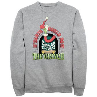 Big & Tall Dr. Seuss Grich If Santa Could Do It Graphic Fleece