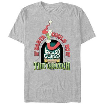 Big & Tall Dr. Seuss Grich If Santa Could Do It Graphic Tee