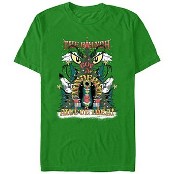 Men's Dr. Seuss Grinch Got A Wonderful Awful Idea Graphic Tee