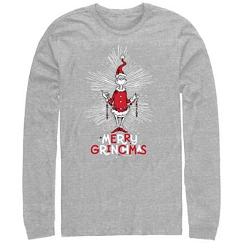 Big & Tall Dr. Seuss Merry Grinchmas Long Sleeve Graphic Tee