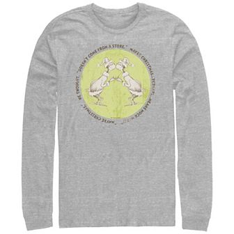 Big & Tall Dr. Seuss Grinch Christmas Perhaps Means Much More Long Sleeve Graphic Tee